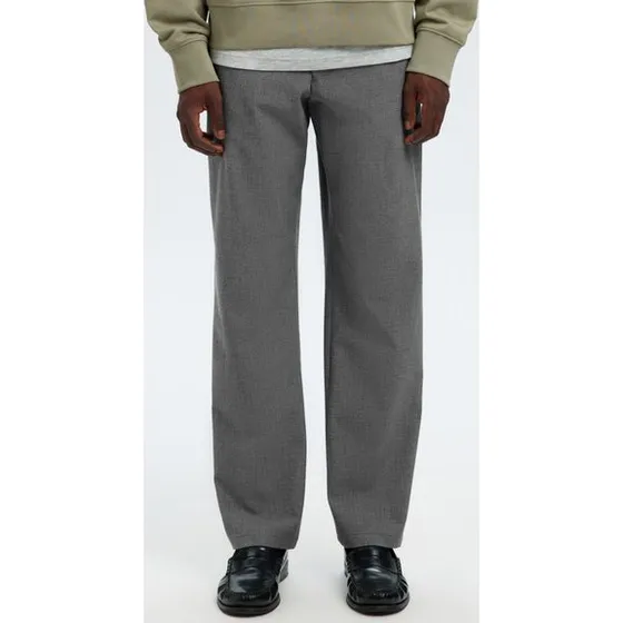 Selected Robert Straight String Pant - Mørkegrå