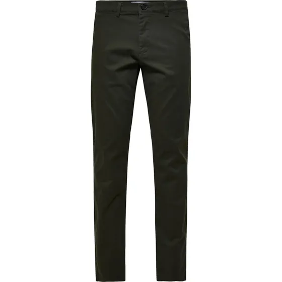 SELECTED New Miles Lærredsbukser - Gran - Slimfit