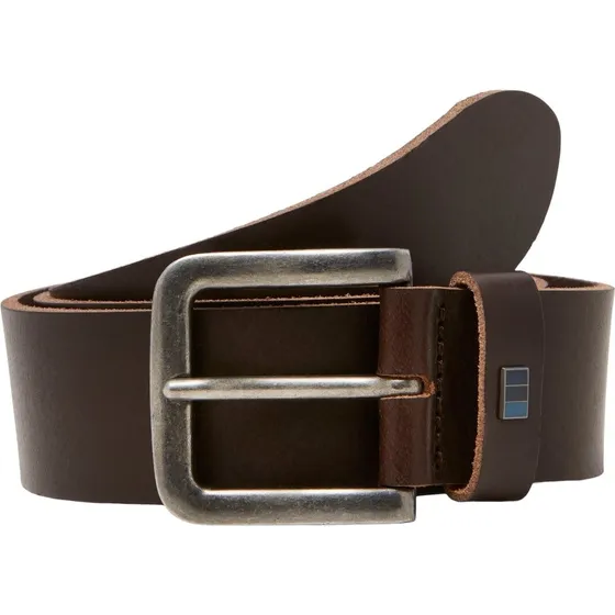 Jack & Jones Læderbælte - Coffee - 90cm