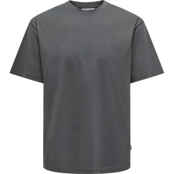 ONLY & SONS ONSFred mørkegrå t-shirt i relaxed fit