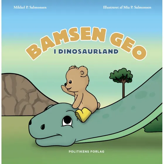 Bamsen Geo i Dinosaurland – Hardback børnebog