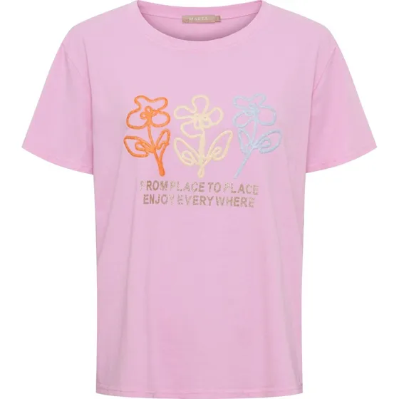Marta du Chateau MdcCerelia 22585 T-shirt - Pink