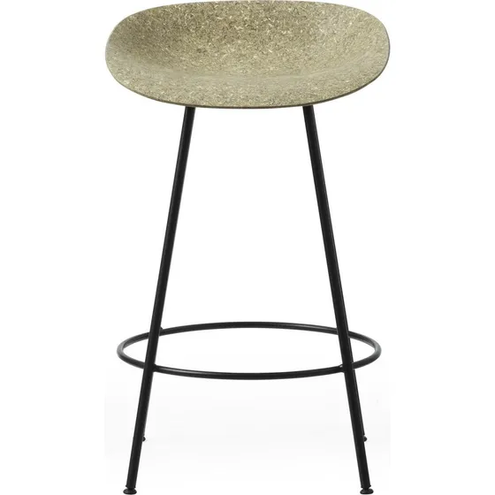 Normann Copenhagen Mad Barstol 65 cm - Seaweed/Sort Stål