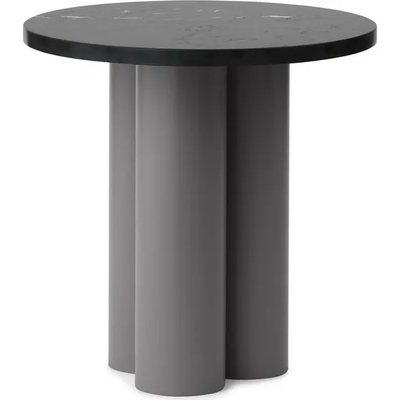 Normann Copenhagen Dit Sidebord - Grå/Nero Marquina Ø40 cm