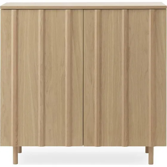 Normann Copenhagen Rib Kabinet i Eg - 96x98,5 cm