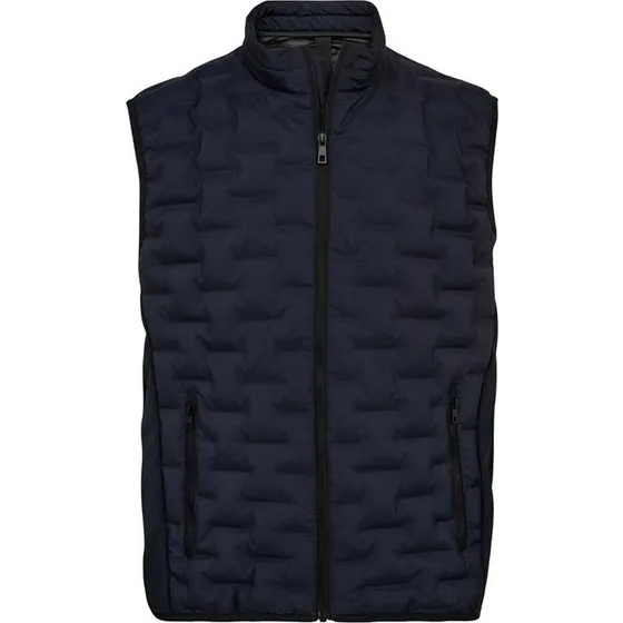 Herre vest i regular fit - let polstret overgangsvest