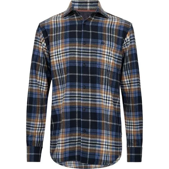 Thomas Regency Flannel Skjorte til Herre - Blød Bomuldsblanding
