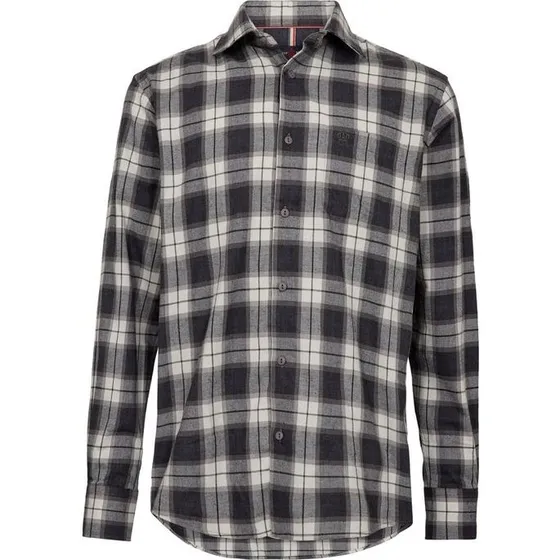 Thomas Regency Ternet Flannel Skjorte - Regular Fit