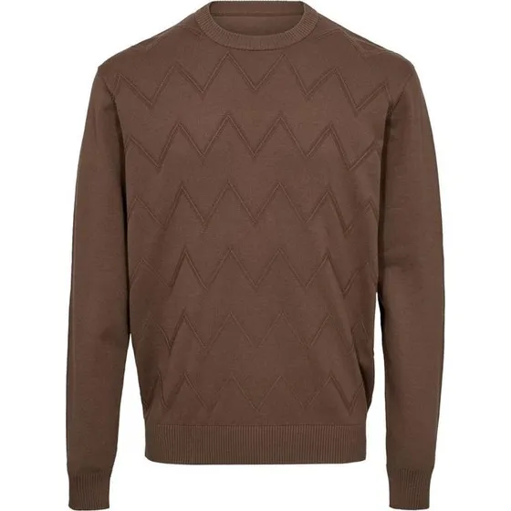 Thomas Regency Strik med zigzag-mønster