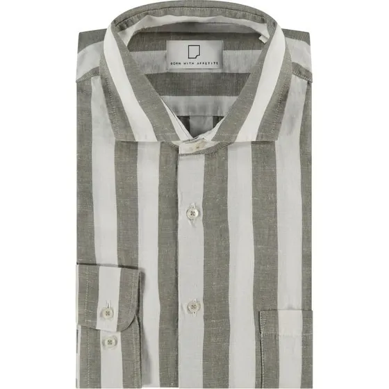 CURTIS STRIPED LS Langærmet T-shirt