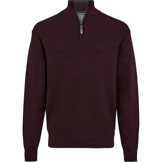 Thomas Regency Reg Fit Structure Half Zip Sweatshirt
