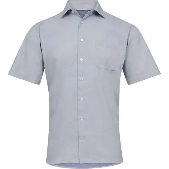 S/S Skjorte Regular Fit i CVC - Sommerfarver
