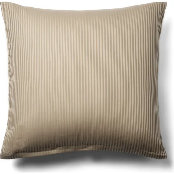 By Borg Pudebetræk 60x63 cm - Beige Egyptisk Bomuld Satin