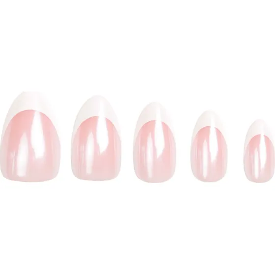 DUFFBEAUTY French Glazed Press-on Negle - Medium Almond