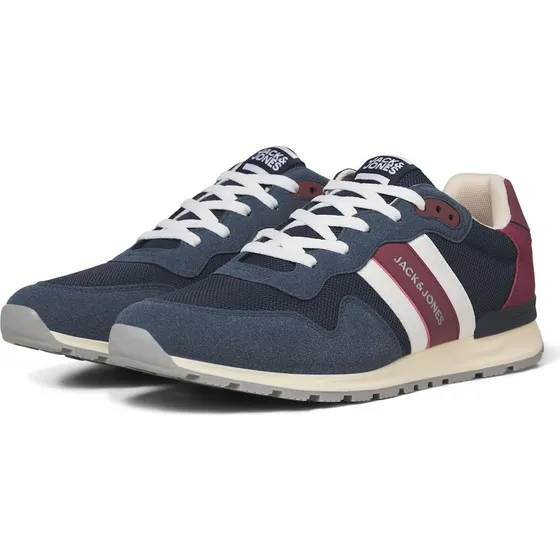 Jack & Jones JFWStellar Sneaker - Mørkeblå/Carminrød/Hvid