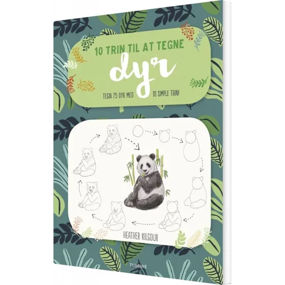 10 trin til at tegne dyr – 75 motiver (hæftet)