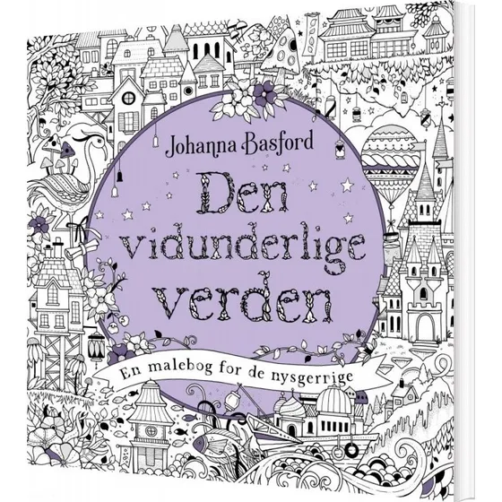 Den vidunderlige verden – malebog af Johanna Basford