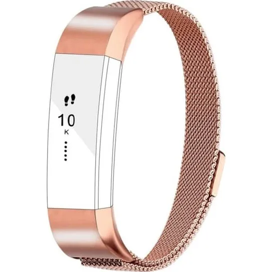 Fitbit Alta Milanese urrem i rustfrit stål - Rødguld