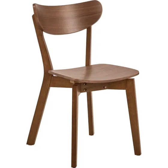 AC Design Furniture Roxby spisebordsstol 2-pak - Brun Valnød