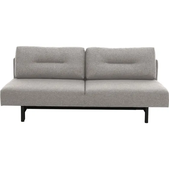 Malling sovesofa i lysegråt stof, 200x105 cm