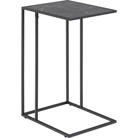 AC Design Furniture Candela Sidebord - Sort Marmor - 35x43 cm