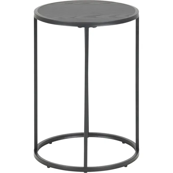 AC Design Furniture Agust Sidebord - Sort - Ø40 cm