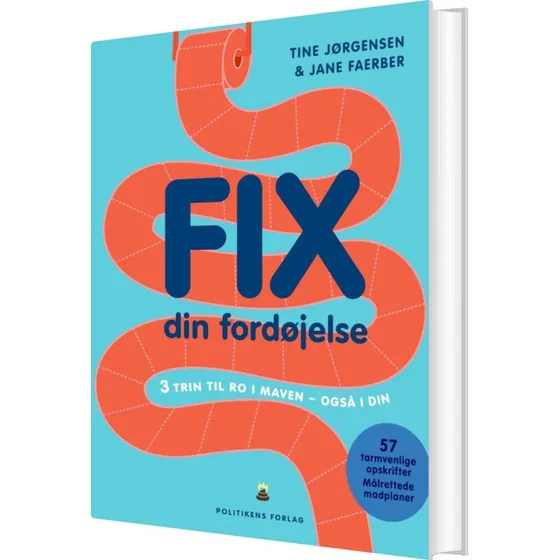 Fix din fordøjelse – bog af Tine Jørgensen