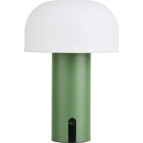 House Nordic Soham LED Lampe - Genopladelig - Hvid/Grøn