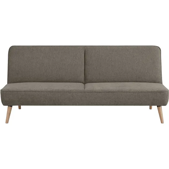 House Nordic Swan Sovesofa - Brun med naturben - 186x113 cm
