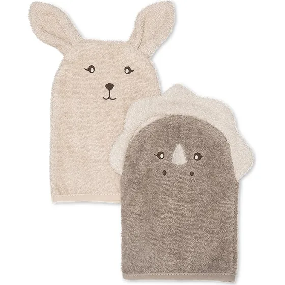 That's Mine Michi vaskeklude 2-pak - Bunny and Dino