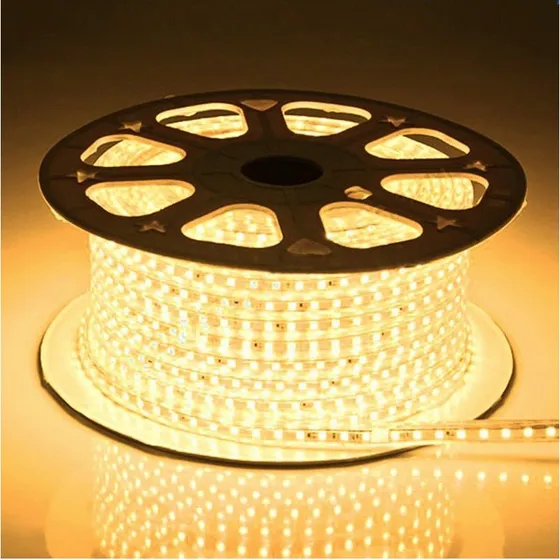 5 m. Vandtæt LED Strip (Type Q) - 230V, IP67, 60 LED, 6W/m