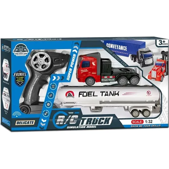 Fjernstyret Lastbil med trailer 1:48 - Fuel-Tank eller Conveyance