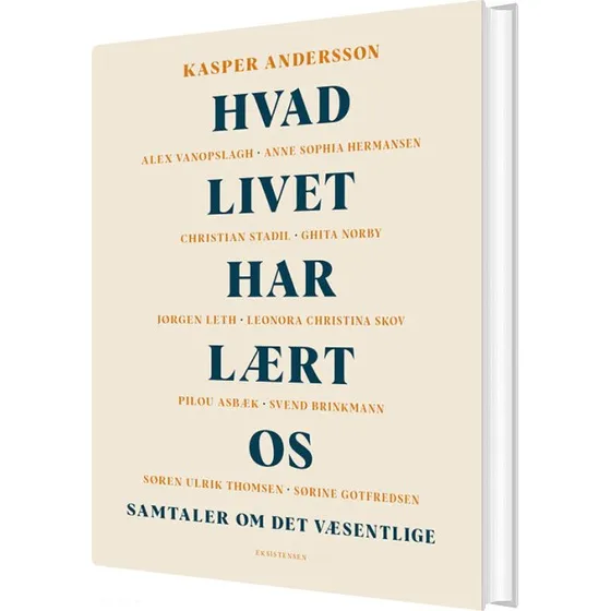 Hvad livet har lært os – Kasper Andersson (hardcover)