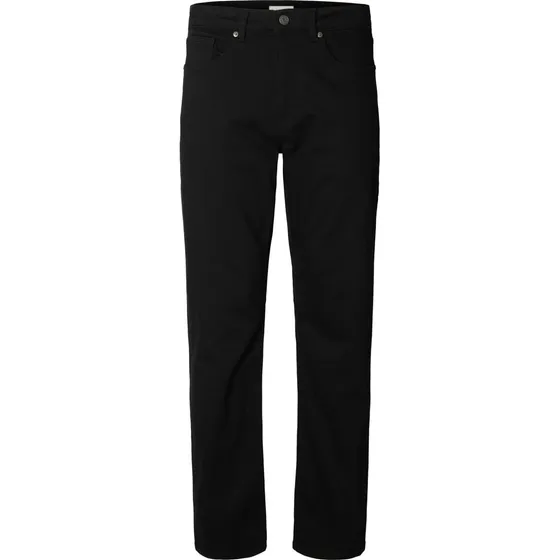 SELECTED Jeans Black Denim Straight Ben Stay SLH196