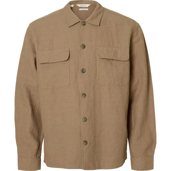 SELECTED Skjorte SLH-Leroy Sun i linned-blend