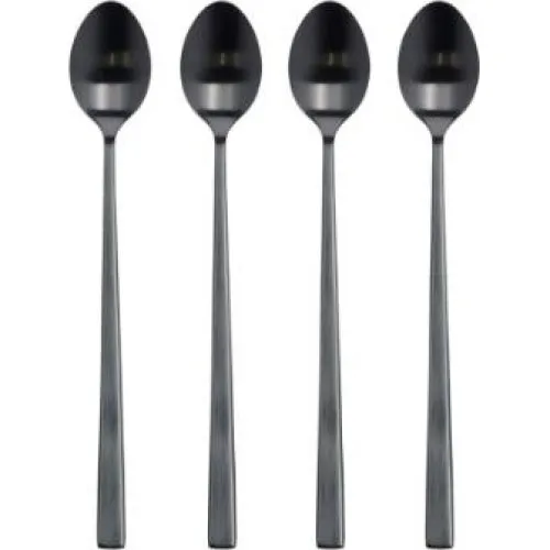 Bitz Latteske 20cm - 4 stk. i sort mat stål