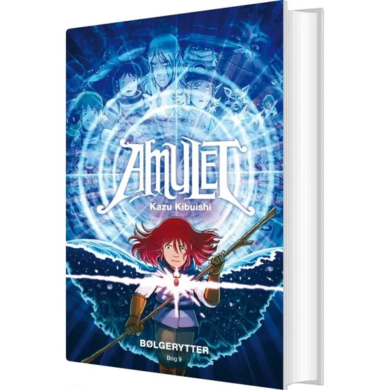 Amulet 9: Bølgerytter – Kazu Kibuishi (Hardcover)