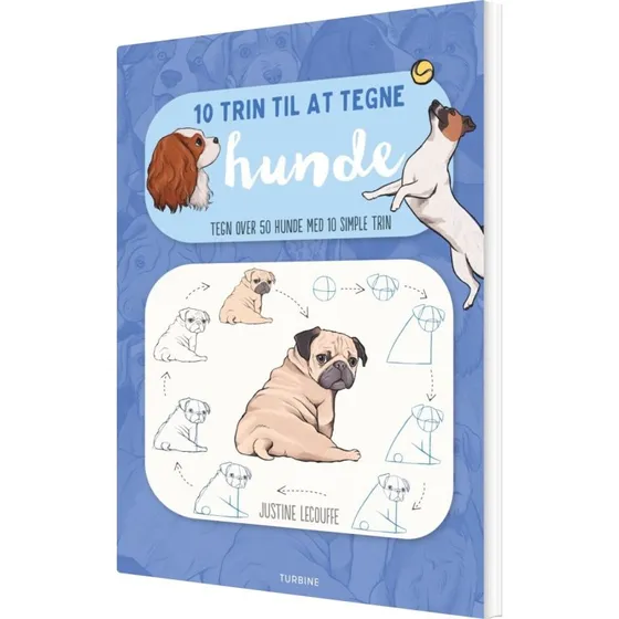 10 trin til at tegne hunde – Justine Lecouffe