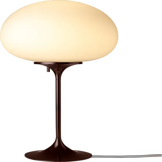 Gubi Stemlite Bordlampe Sort-Rød, 42 cm, Dæmpbar