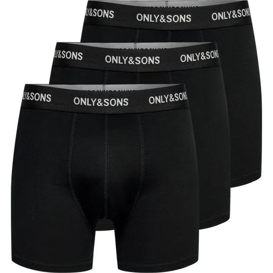 Onsbassic Solid Boxer 3-pack NOOS