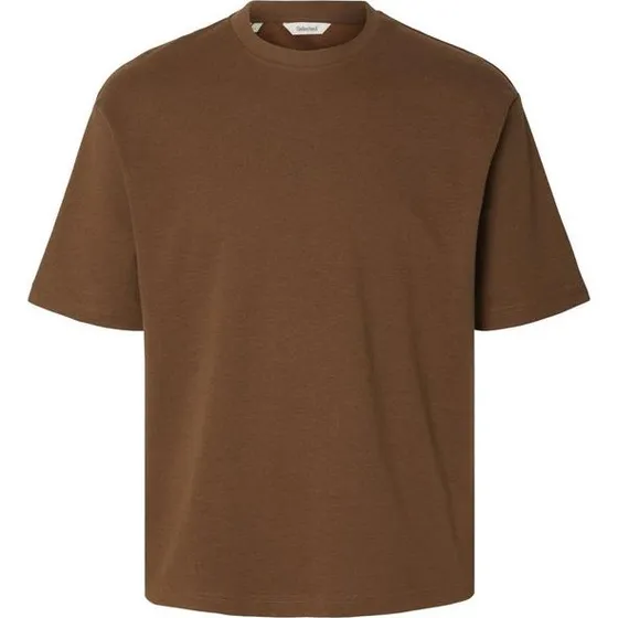 Selected Oscar Loose Fit T-shirt med O-hals