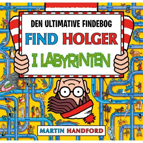 Find Holger i labyrinten – Børnebog (Hardcover)
