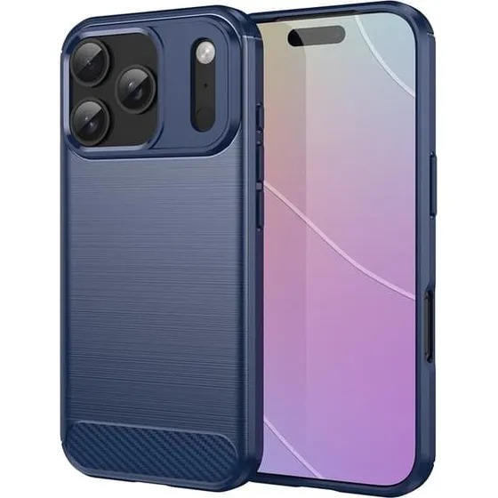 Carbon Flex iPhone 17 Pro cover - Blå