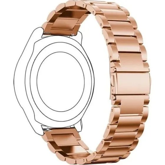 Huawei Watch GT 5/4 Metalarmbånd 18mm - Rødguld