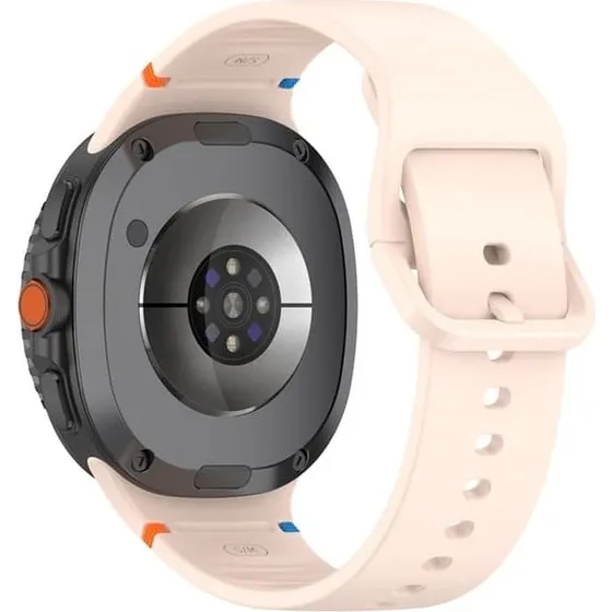 Samsung Galaxy Watch8/Classic Silikonerem med sømme - Lyserød