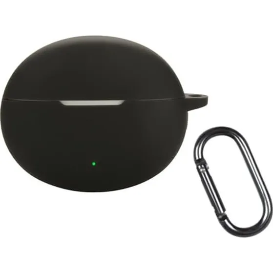OnePlus Buds 4 Silikoneetui med anti-tab-spænde - Sort