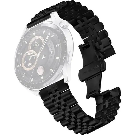 Garmin Forerunner 255 Armbånd i Rustfrit Stål - Sort