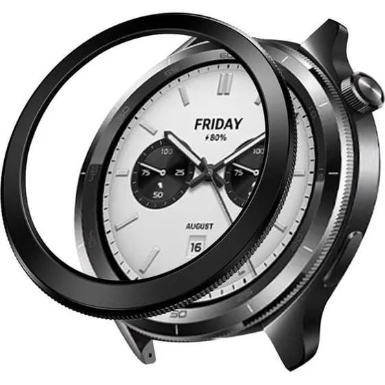 Xiaomi Watch S4 / S3 Beskyttelsesramme - Sort Slim Design