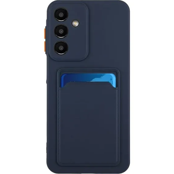 Kortholder cover til Samsung Galaxy A56 - Mørkeblå