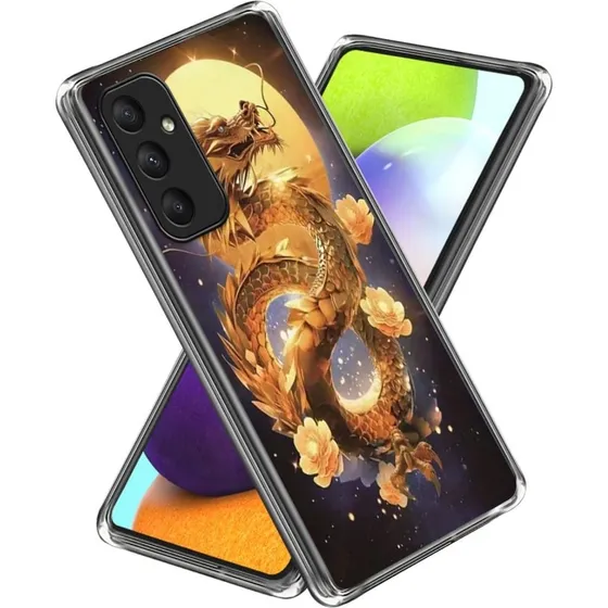 Vibe Samsung Galaxy A36 Cover - Gylden Drage